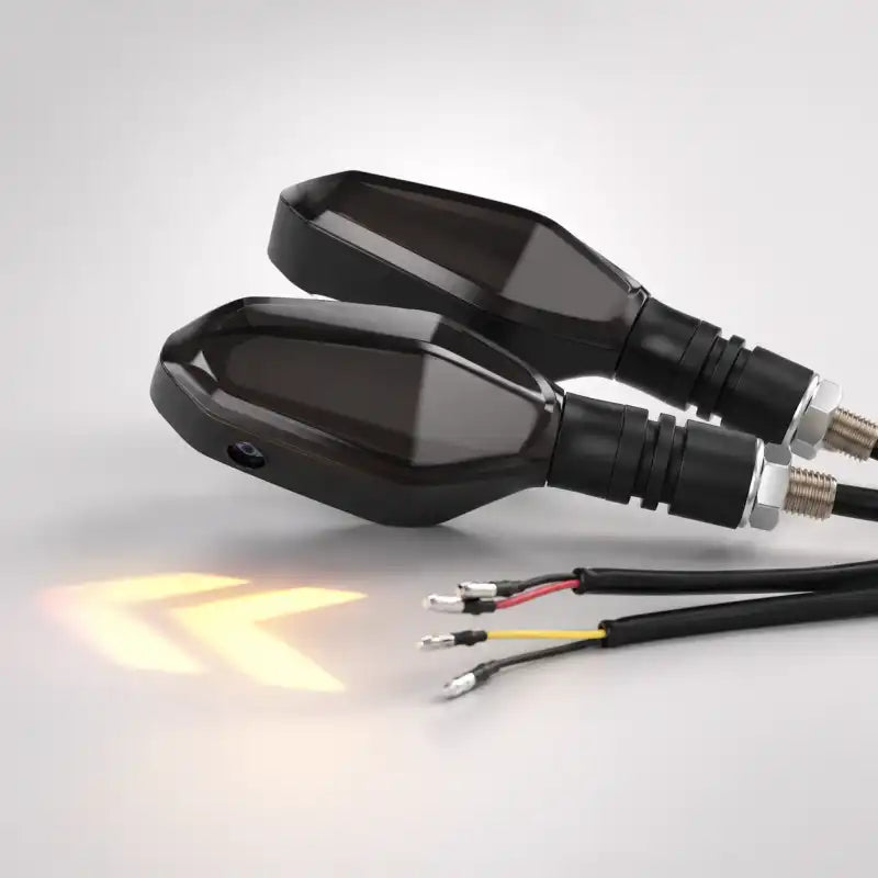 Luces Direccionales con Proyector LED – Seguridad y Estilo para tu Moto